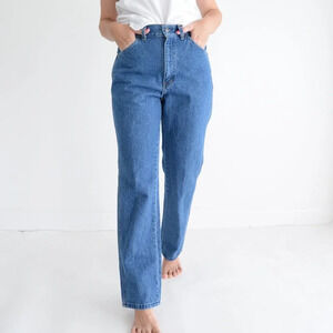 Vintage USA Works Blue made in U.S.A.  100% Cotton Straight Leg Denim Jeans 30